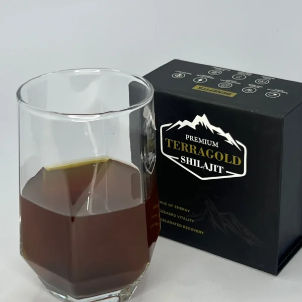 TerraGold Shilajit resin jar – premium Himalayan mineral pitch